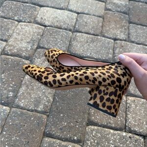 J. Crew Leopard Print Heels